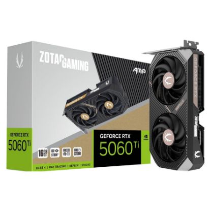 Imagem de Placa Gráfica ZOTAC GeForce RTX 5060 Ti AMP 16GB DLSS4