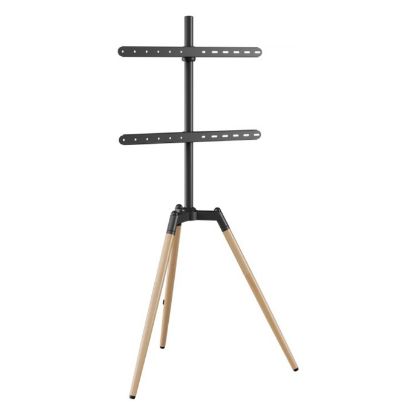 Imagem de Suporte Chão Tripé p/ Ecrã 32"/65" Gembird TVS-65S-01 Giratório Preto