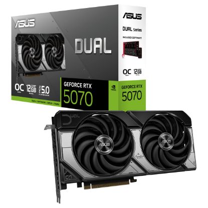 Imagem de Placa Gráfica Asus GeForce RTX 5070 DUAL OC 12GB DLSS4