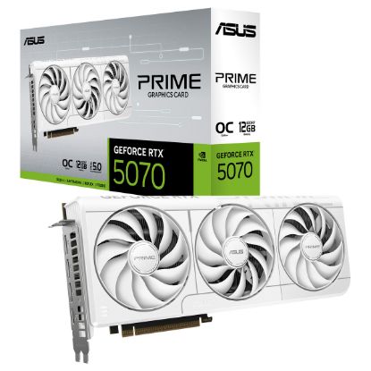 Imagem de Placa Gráfica Asus GeForce RTX 5070 PRIME OC WHITE 12GB DLSS4