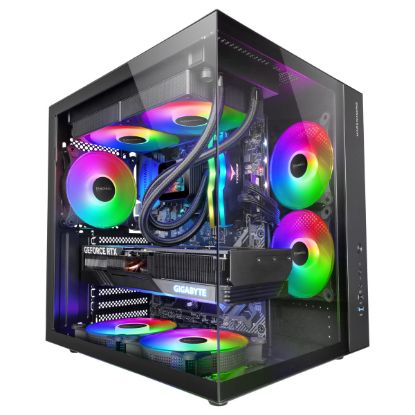 Imagem de Caixa Mars Gaming MCV-ONE Preta (ATX) (Vidro Temperado)