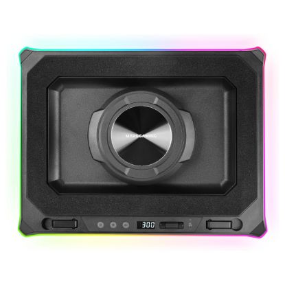 Imagem de Base Refrigeração Mars Gaming MNBC-ULTRA 18" Ajustável RGB + 4x USB + Suporte p/ Smartphone Preto