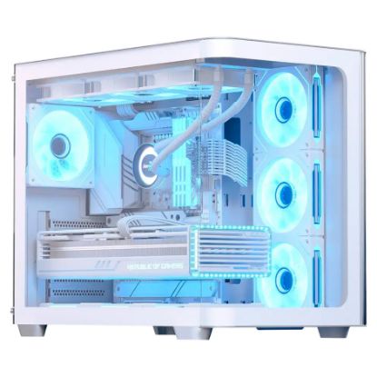 Imagem de Caixa Aerocool P500C ARGB Branca (ATX) (Vidro Temperado)