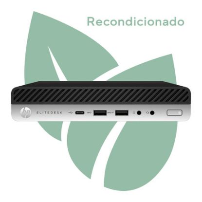 Imagem de Computador Recondicionado HP EliteDesk 600 G5 Mini i5 8GB SSD 240GB UHD Graphics 630 W11 Pro Preto