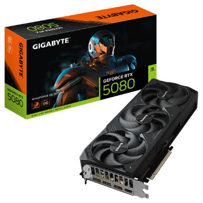 Imagem de Placa Gráfica Gigabyte GeForce RTX 5080 WINDFORCE OC SFF 16GB DLSS4