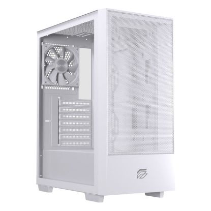 Imagem de Caixa Einarex Pulse P100 Core Branca (ATX) (Vidro Temperado)