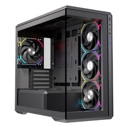 Imagem de Caixa Einarex Zenith ZM800 Preta RGB (Micro-ATX) (Vidro Temperado)