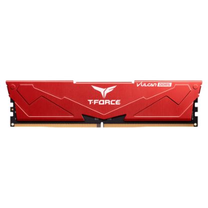 Imagem de Dimm DDR5 32GB TeamGroup CL38 6000Mhz T-Force Vulcan Vermelha