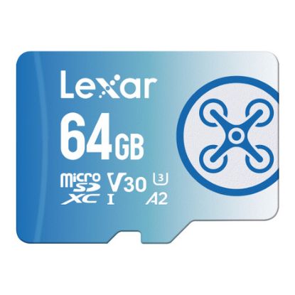 Imagem de MicroSD Lexar Fly High-Performance 1066X UHS-I 64GB Class10 (U3) V30 A2 60/160MB/S