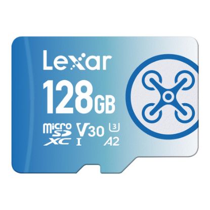 Imagem de MicroSD Lexar Fly High-Performance 1066X UHS-I 128GB Class10 (U3) V30 A2 60/160MB/S