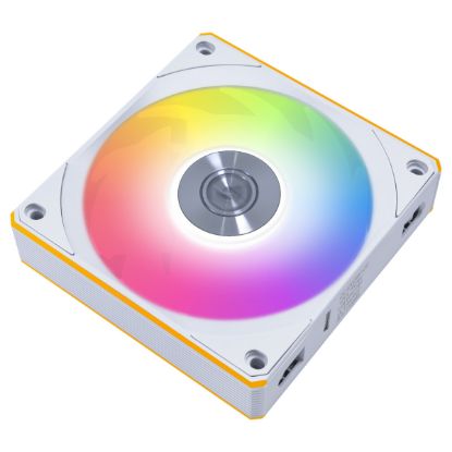 Imagem de Ventoinha 120mm Lian Li UNI CL120 Wireless RGB Reverse Blade PWM Branca