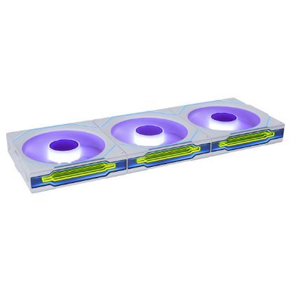 Imagem de Ventoinha 120mm Lian Li UNI SL120 Infinity Wireless RGB PWM Branca (Pack3)