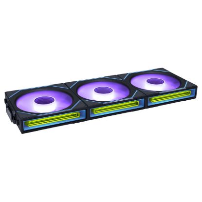 Imagem de Ventoinha 120mm Lian Li UNI SL120 Infinity Wireless RGB PWM Preta (Pack3)