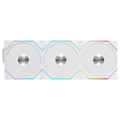 Imagem de Ventoinha 120mm Lian Li UNI TL120 Wireless RGB PWM Branca (Pack3)