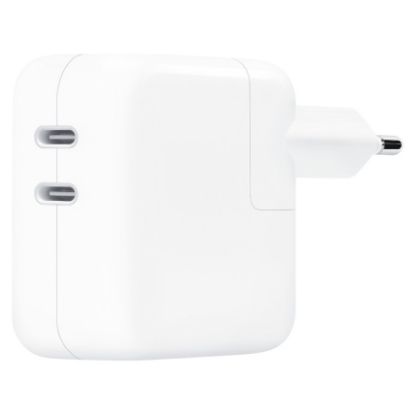 Imagem de Carregador de Tomada Apple 2x Type-C 35W Branco