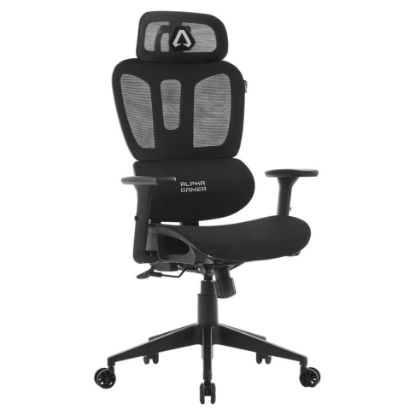 Imagem de Cadeira Ergonómica Alpha Gamer Luna Preta V2