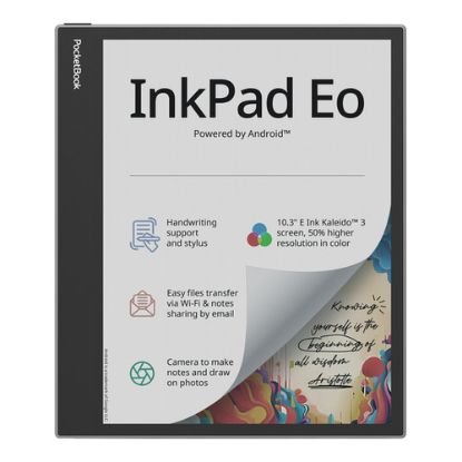 Imagem de E-Book Reeder PocketBook Inkpad Eo 10.3" 64GB Cinza