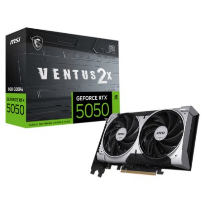 Imagem de Placa Gráfica MSI GeForce RTX 5050 VENTUS 2X 8GB OC DLSS4