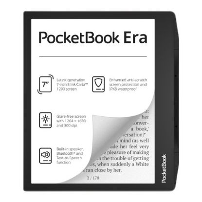 Imagem de E-Book Reader PocketBook Era 7" 16GB Wi-Fi Preto