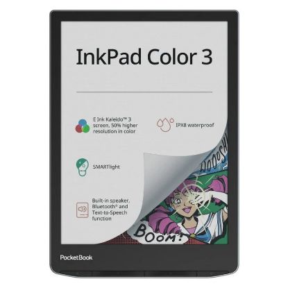 Imagem de E-Book Reader PocketBook Inkpad Color 3 7.8" 32GB Wi-Fi Cinza