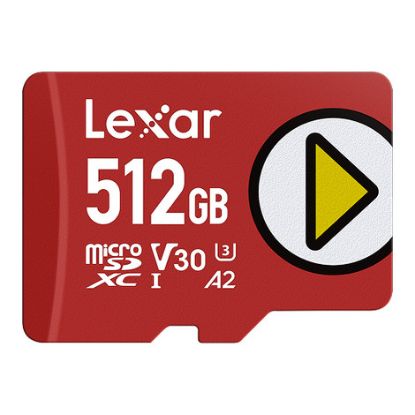 Imagem de MicroSD Lexar Play UHS-I 512GB Class10 (U3) V30 A2 150MB/S