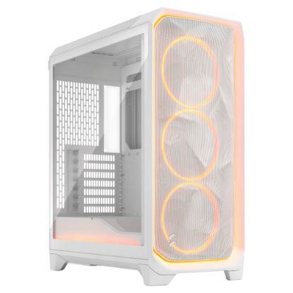 Imagem de Caixa Fractal Design Meshify 3 Ambience Pro RGB Light Tint Branca (E-ATX) (Vidro Temperado)