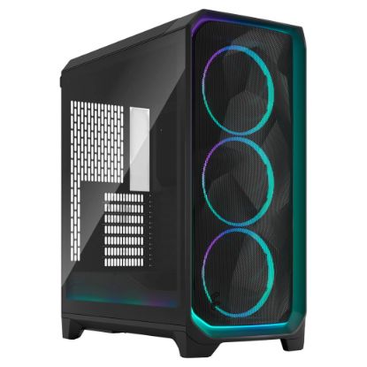Imagem de Caixa Fractal Design Meshify 3 Ambience Pro RGB Light Tint Preta (E-ATX) (Vidro Temperado)