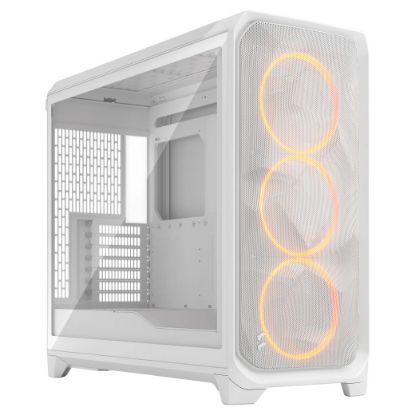 Imagem de Caixa Fractal Design Meshify 3 XL RGB TG Light Tint Branca (E-ATX) (Vidro Temperado)