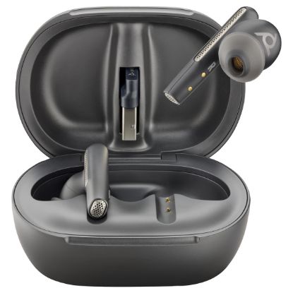 Imagem de Auriculares Poly Voyager Free 60+ UC Carbon Black Earbuds +BT700 Type-C