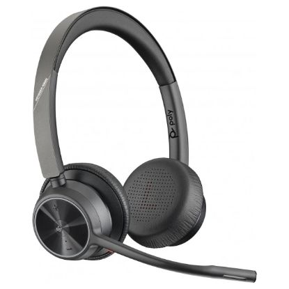 Imagem de Headset Call Center Poly Voyager 4320 MT USB + BT700 Preto