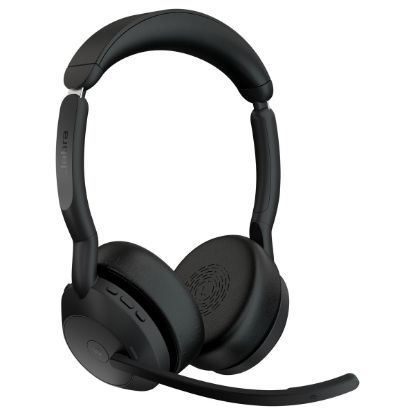 Imagem de Headset Call Center Jabra Evolve2 55 MS Stereo USB/Bluetooth c/ Base Carregamento Preto