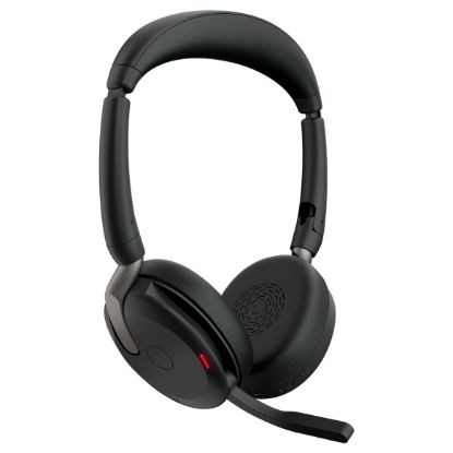 Imagem de Headset Call Center Jabra Evolve2 65 Flex UC Stereo Type-C/Bluetooth c/ Base Carregamento Preto