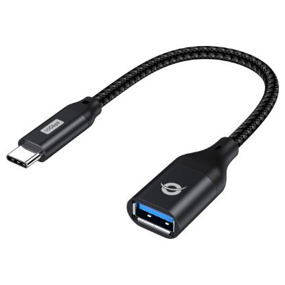 Imagem de Cabo Adaptador Type-C p/ USB3.2 M/F Conceptronic Preto - 20cm