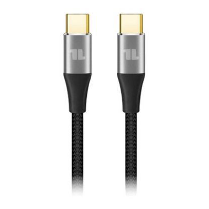 Imagem de Cabo USB3.1 Type-C 100W 10Gbps 4K 1Life Preto - 1.5Mtr