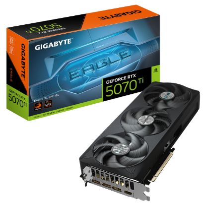 Imagem de Placa Gráfica Gigabyte GeForce RTX 5070 Ti EAGLE OC SFF 16GB DLSS4