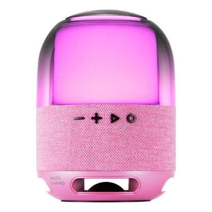 Imagem de Coluna Portátil Bluetooth Mars Gaming MS-FLOW RGB Rosa