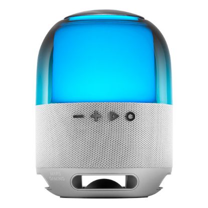 Imagem de Coluna Portátil Bluetooth Mars Gaming MS-FLOW RGB Branca