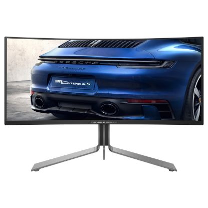 Imagem de Monitor AGON PRO (by AOC) 34" Porsche Design QD-LED DQHD 21:9 Curvo 240Hz Adaptive-Sync HDR400 (0.03ms)