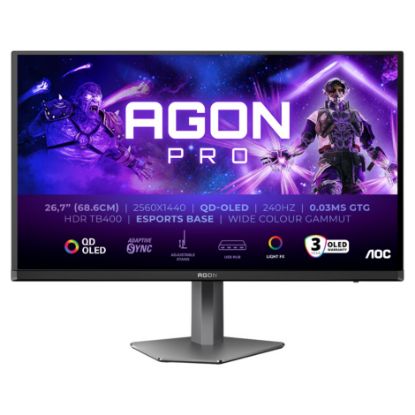 Imagem de Monitor AGON (By AOC) 26.7" AG276QZD2 QD-OLED QHD 16:9 240Hz Adaptive-Sync (0.03ms)