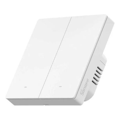 Imagem de Interruptor de Parede Sonoff M5-2C-80W Smart Duplo Branco