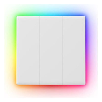 Imagem de Interruptor de Parede Táctil Sonoff T5-3C-86 RGB Smart Triplo Branco