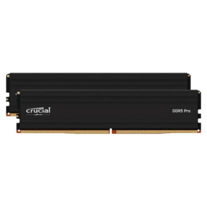 Imagem de Dimm DDR5 Pack 2x 16GB (32GB) Crucial CL38 6400Mhz Pro Preta