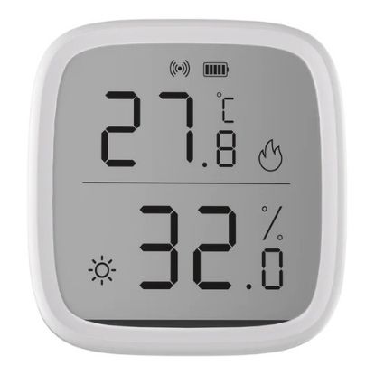 Imagem de Sensor de Temperatura e Humidade Sonoff SNZB-02D c/ Ecrã