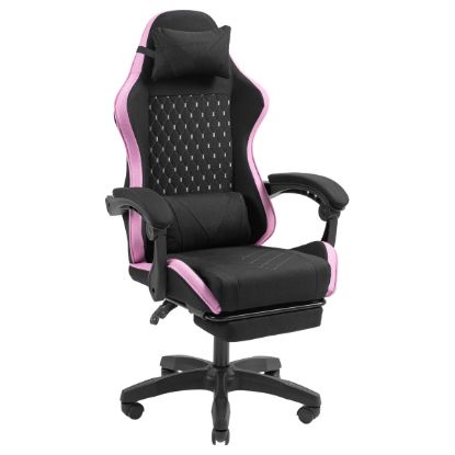 Imagem de Cadeira Gaming Mars Gaming MGC-X Fabric Preta/Rosa
