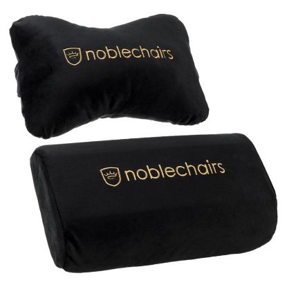 Imagem de Set de Almofadas noblechairs para EPIC/ICON/HERO Preto/ Dourado