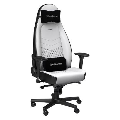 Imagem de Cadeira Gaming noblechairs ICON PU Leather Branca/Preta