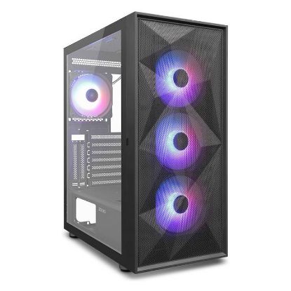 Imagem de Caixa Zolyd Radion ARGB Preta (ATX) (Vidro Temperado)