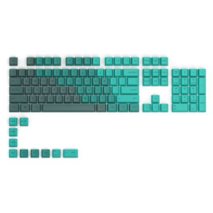 Imagem de Kit Teclas Glorious PC Gaming Race PBT Rain Forest (UK)