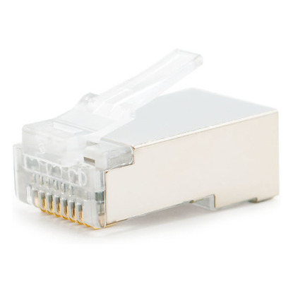 Imagem de Ficha de Rede RJ45 NanoCable Cat.5e FTP (Pack10)