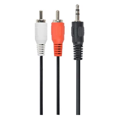 Imagem de Cabo Adaptador Audio 3.5mm p/ Dual RCA Gembird M/M - 1.5Mtr